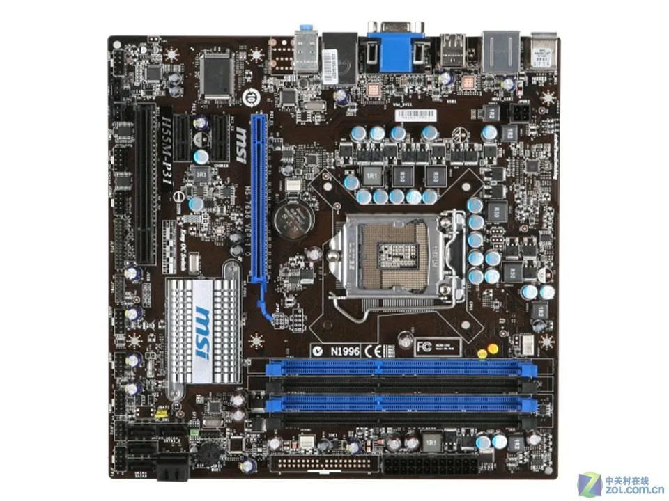 MSI MSI H55M-P31 Intel H55 LGA 1156 DDR3 Micro ATX Motherboard — product photo