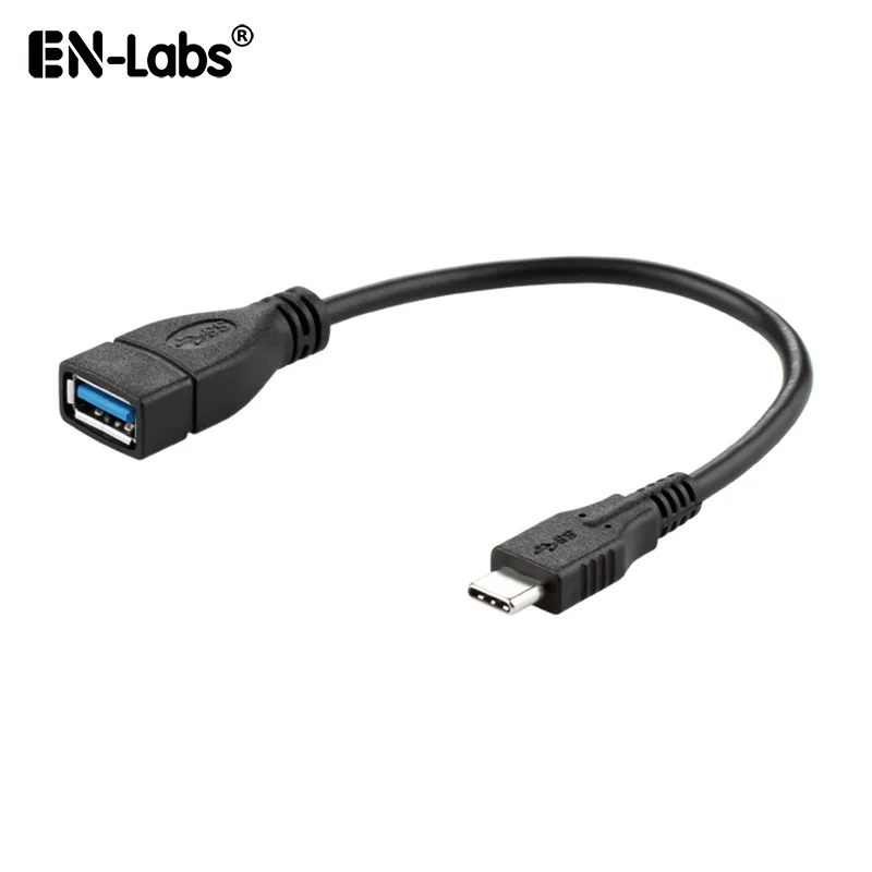 EN-Labs EN-Labs OTGUSBCM2AF USB-C to USB 3.0 Type A OTG Adapter 8 in — product photo