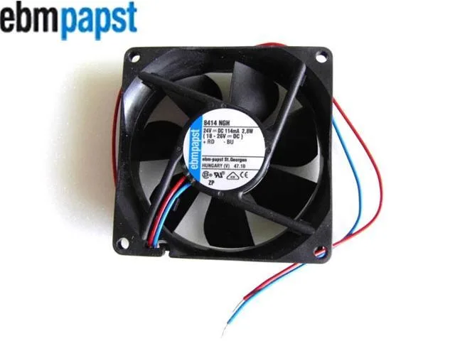 Zyvpee Zyvpee 8414NGH 80×25 mm 24 V 2.8 W 2-wire case fan — product photo