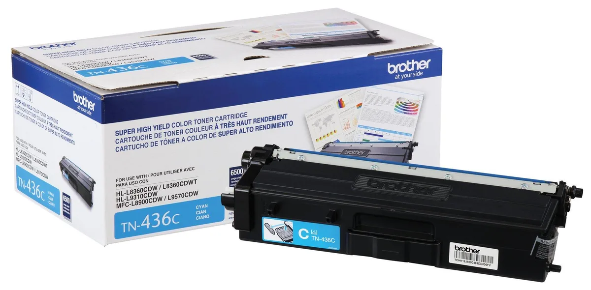 Brother Brother TN436C Cyan Toner Cartridge 6500 Pages — product photo