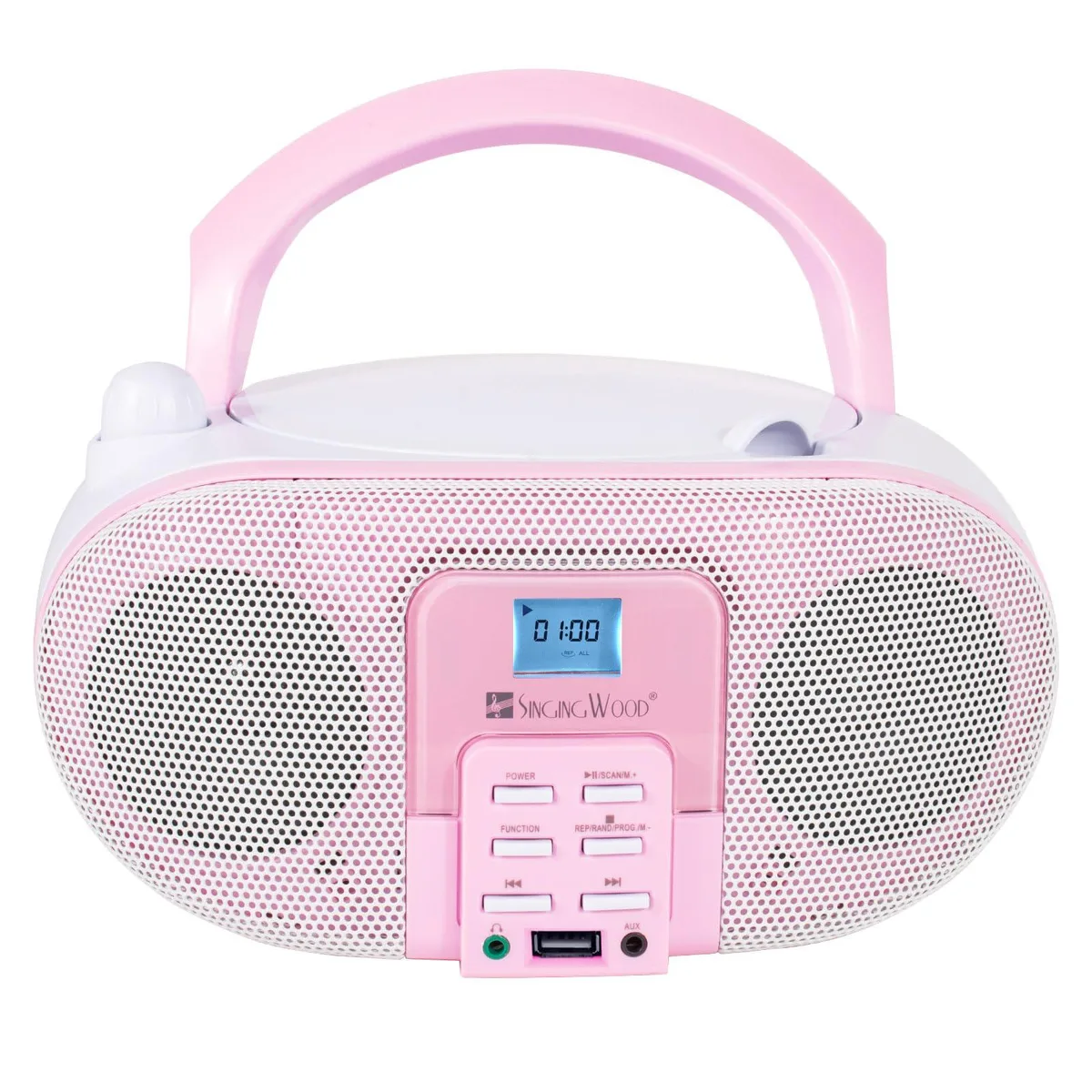 Singing Wood GC01-P Rose CD Boombox — product photo