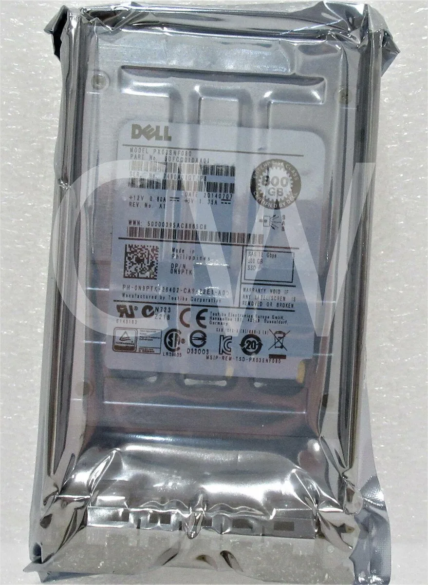 DELL DELL PX03SNF080 800GB 12Gbps 2.5" SAS internal solid state drive — product photo