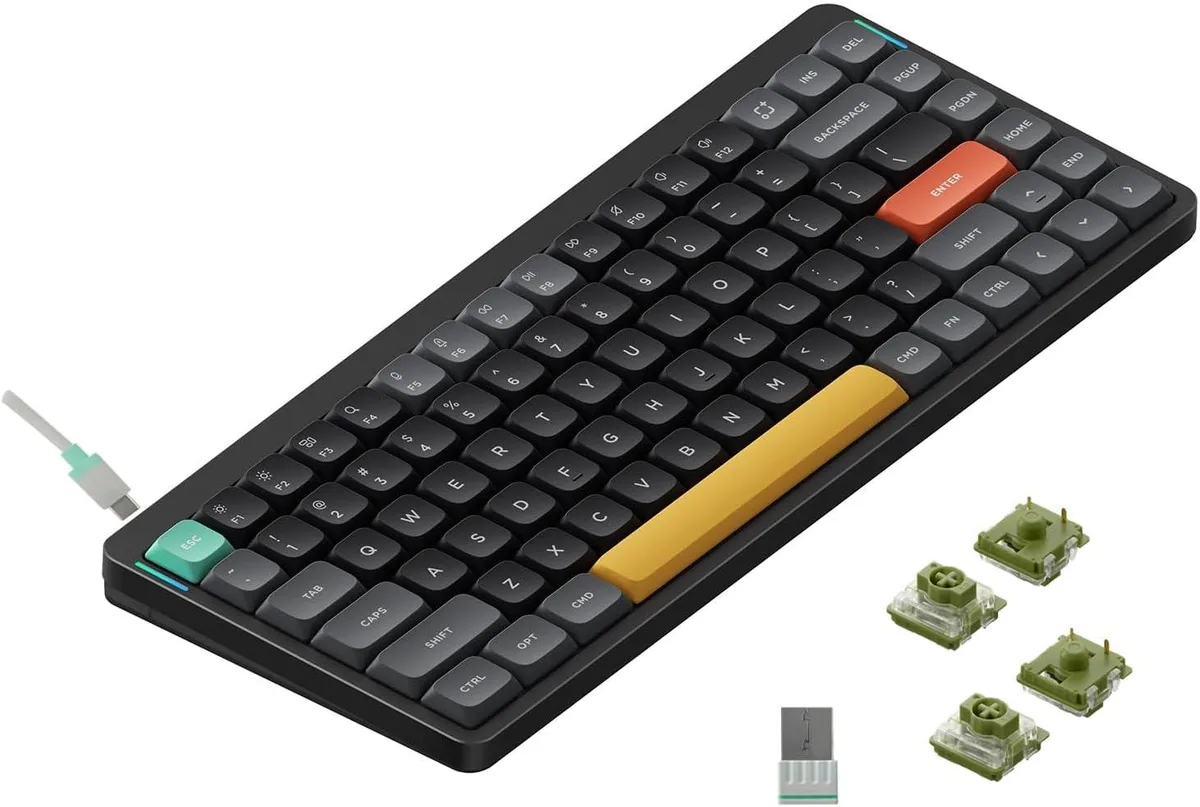 TUKO TUKO Air75 V2 75% 84-key RGB Wireless Gaming Keyboard — Gateron Moss Switch — product photo