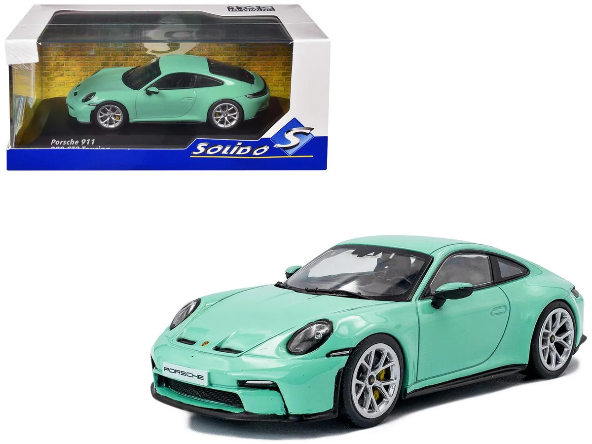 Solido Solido 2023 Porsche 911 (992) GT3 Touring Mint Green 1/43 Diecast Car — product photo