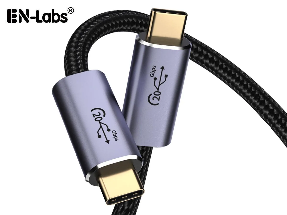 EN-Labs EN-Labs USB C to USB C 3.2 20Gbps Cable 3.3FT — product photo