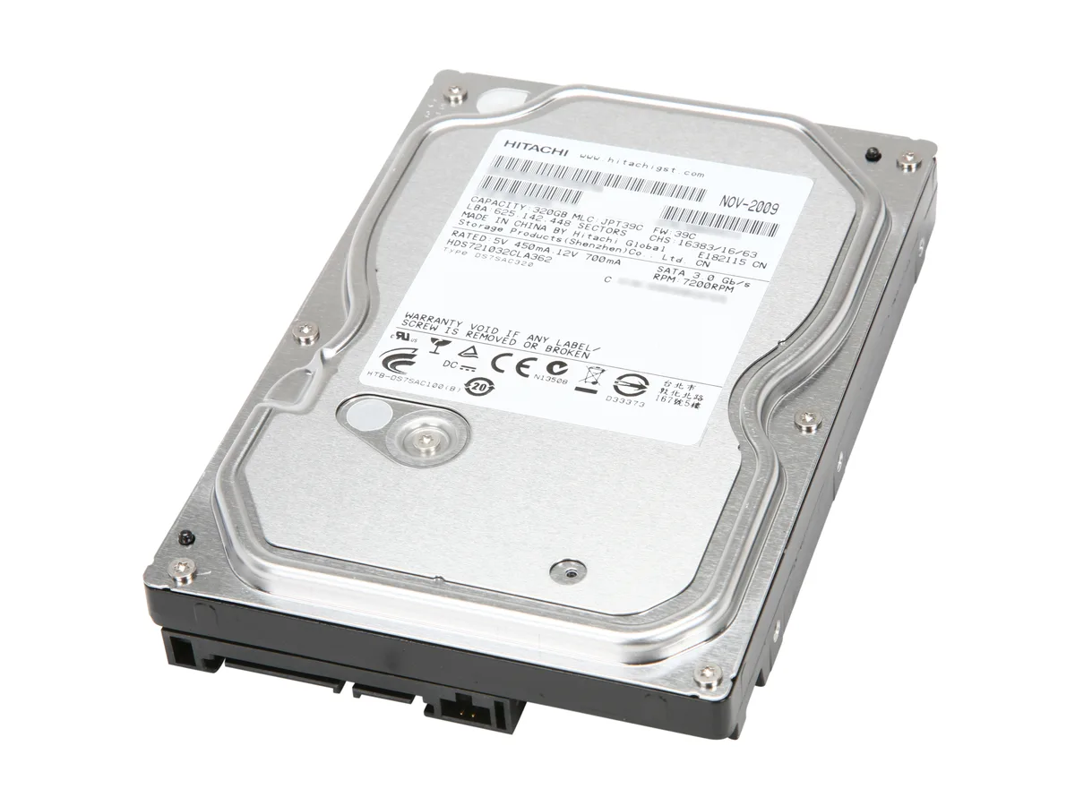 HGST HGST HDS721032CLA362 320GB 7200 RPM 16MB SATA 3.0Gb/s 3.5" internal hard drive — product photo