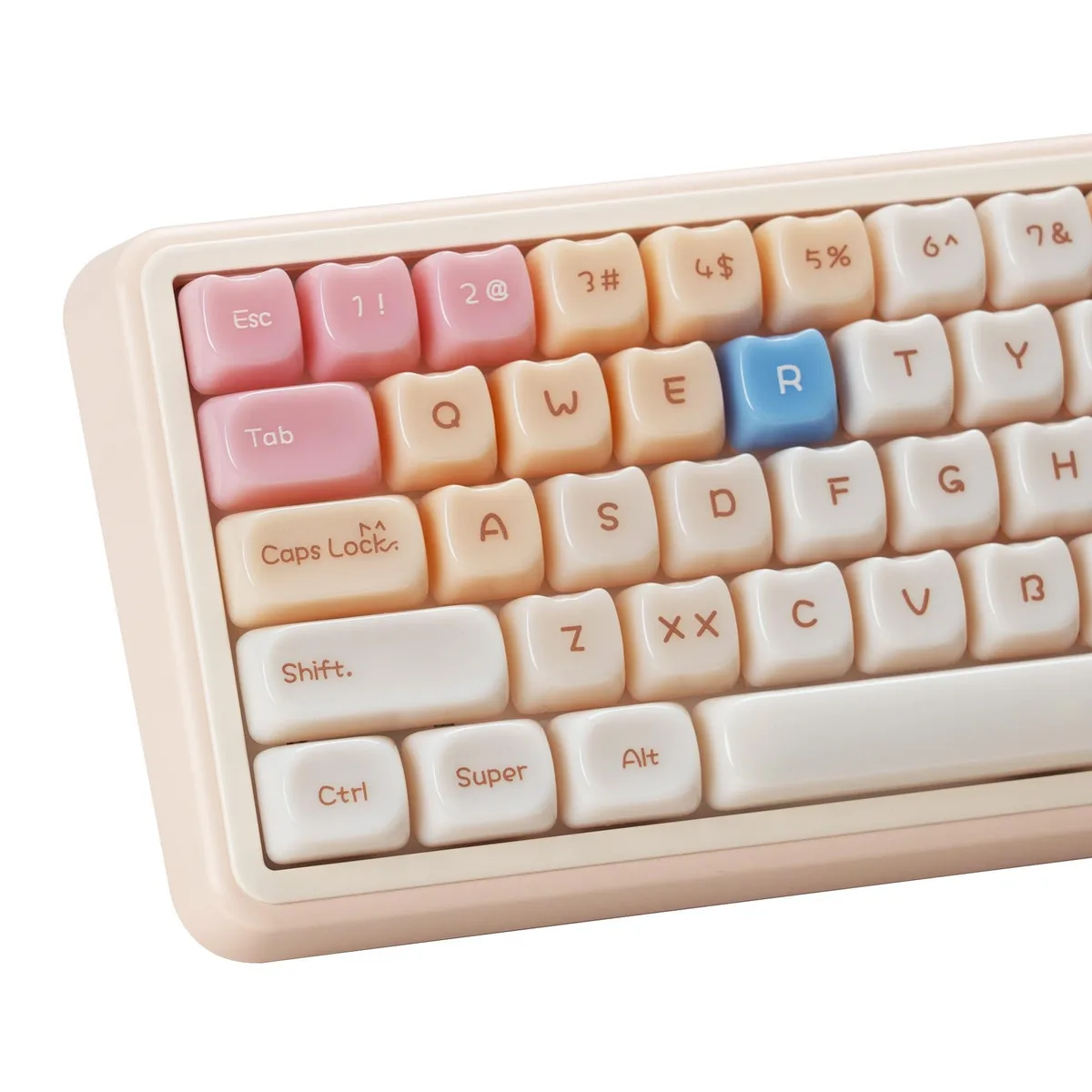 Womier Womier Jelly Jade Keycaps 148 Keys MOA Profile Pink keyboard accessory — product photo