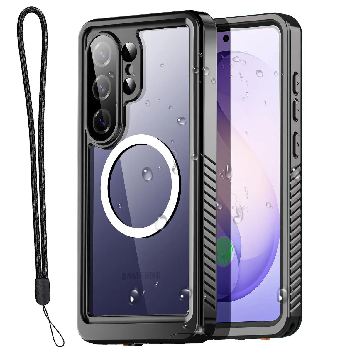 SZYG SZYG Waterproof Case for Samsung Galaxy S26 Ultra 6.9in Black — product photo
