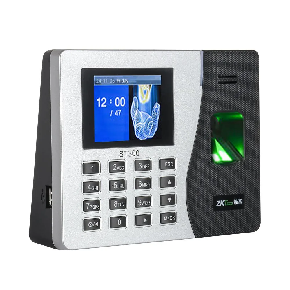 ZKTECO ZKTECO ST300 Fingerprint Time Clock TCP/IP Biometric Attendance Machine — product photo