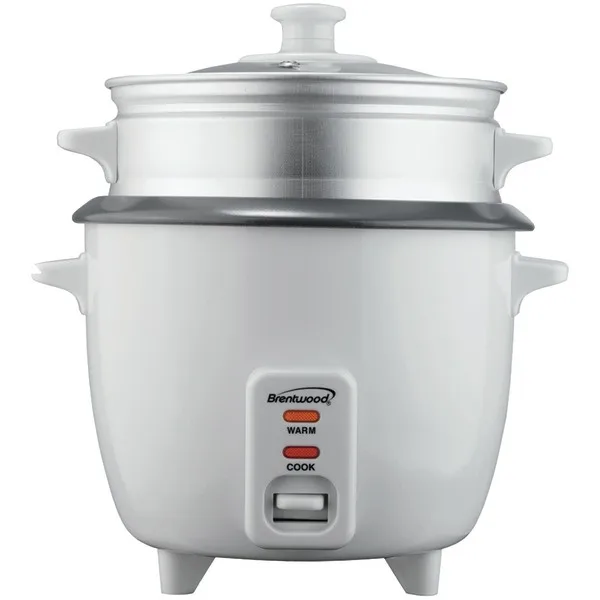 Brentwood Appliances Brentwood Appliances TS-180S 8-Cup Rice Cooker &amp; Food Steamer — product photo