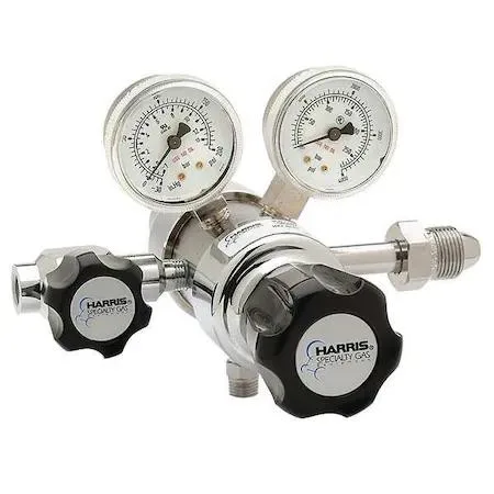 Harris KH1124 two-stage high-purity gas regulator for argon, helium, nitrogen