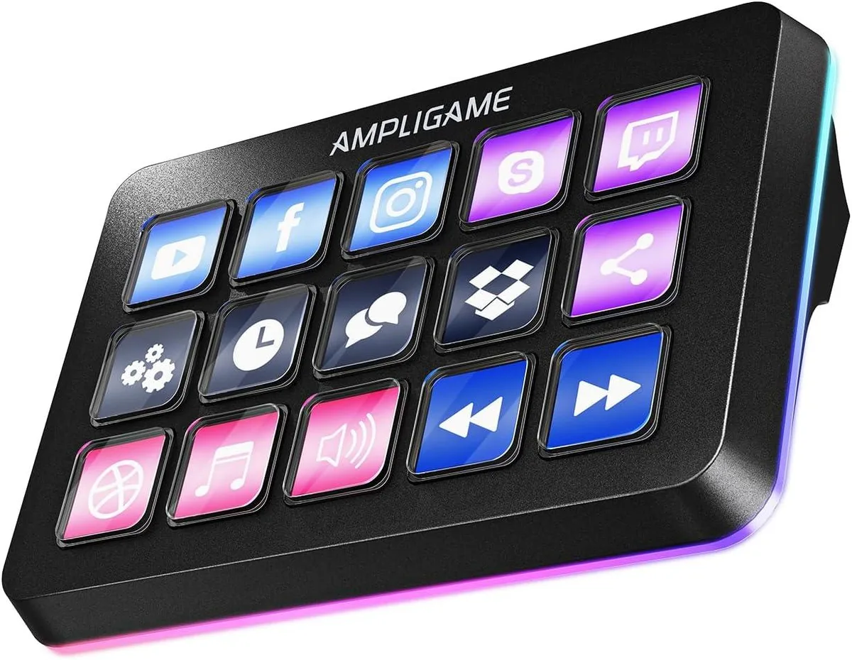 FIFINE FIFINE Stream Controller 15 Macro Keys Gaming Keyboard — product photo