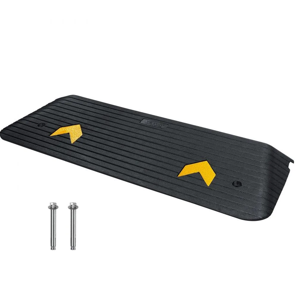 VEVOR VEVOR Rubber Threshold Ramp 2" Rise 43.7" x 16" x 2" 33069 lbs — product photo