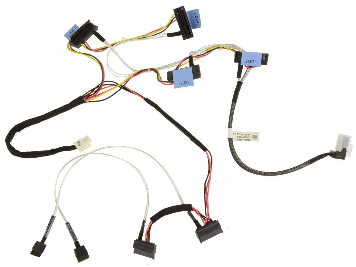 DELL DELL PowerEdge R330 SAS Perc Card to Hard Drive Cable 4C4J8 accessory — product photo