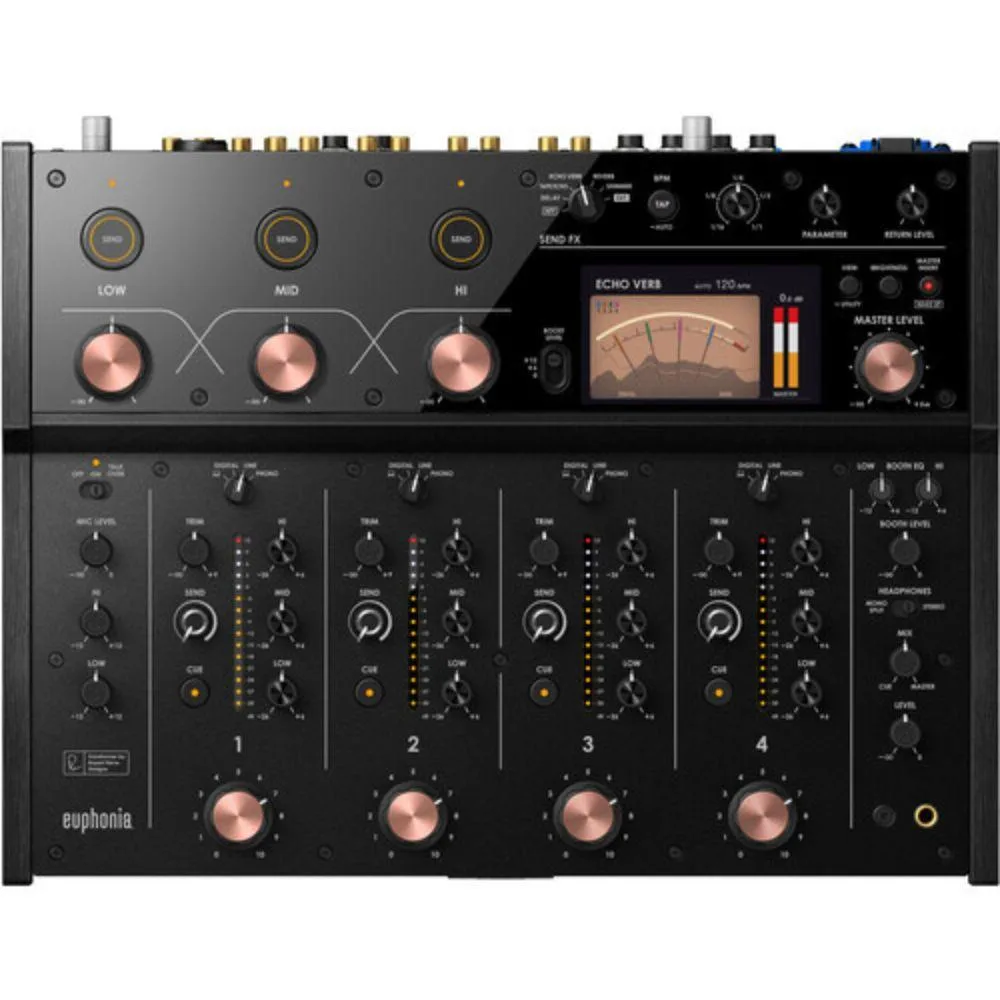 Hal Leonard Hal Leonard AlphaTheta Euphonia 4-Channel Rotary DJ Mixer — product photo