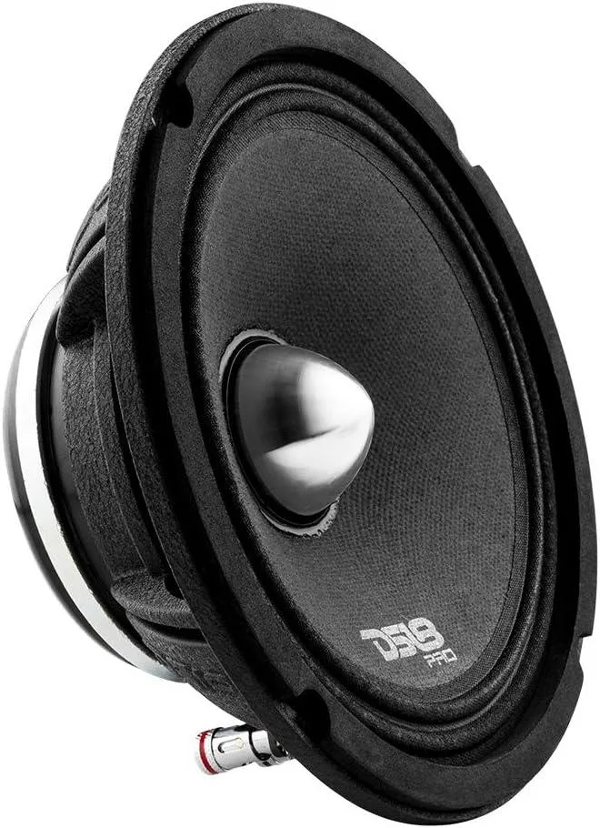 WUQ WUQ PRO-FR6NEO 6.5" Full-Range Loudspeaker Silver Aluminum Bullet car electronics accessory — product photo