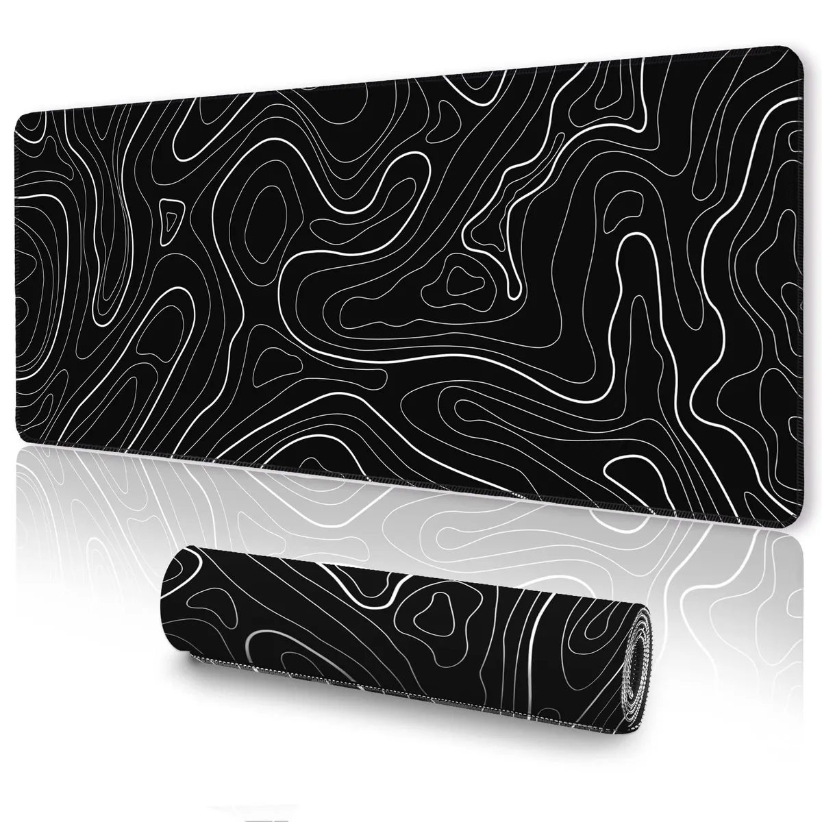  UJoowalk Topographic Gaming Mouse Pad Large 31.5 x 11.8 in — product photo