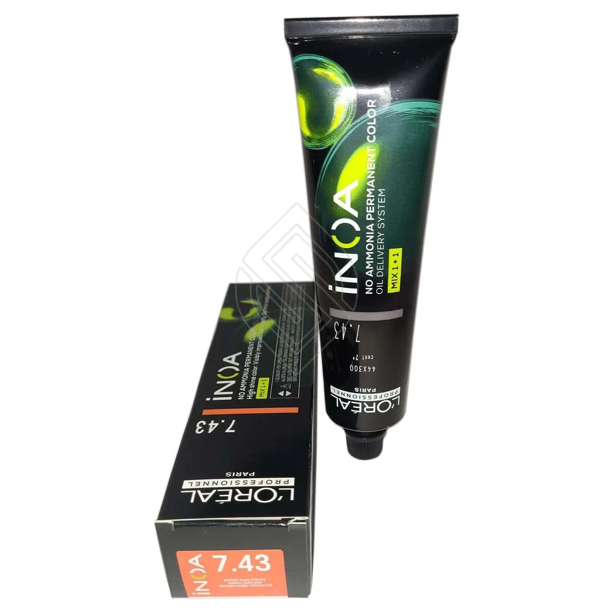L'Oreal L'Oreal Inoa #7.43 Copper Golden Blonde Hair Color 60g — product photo