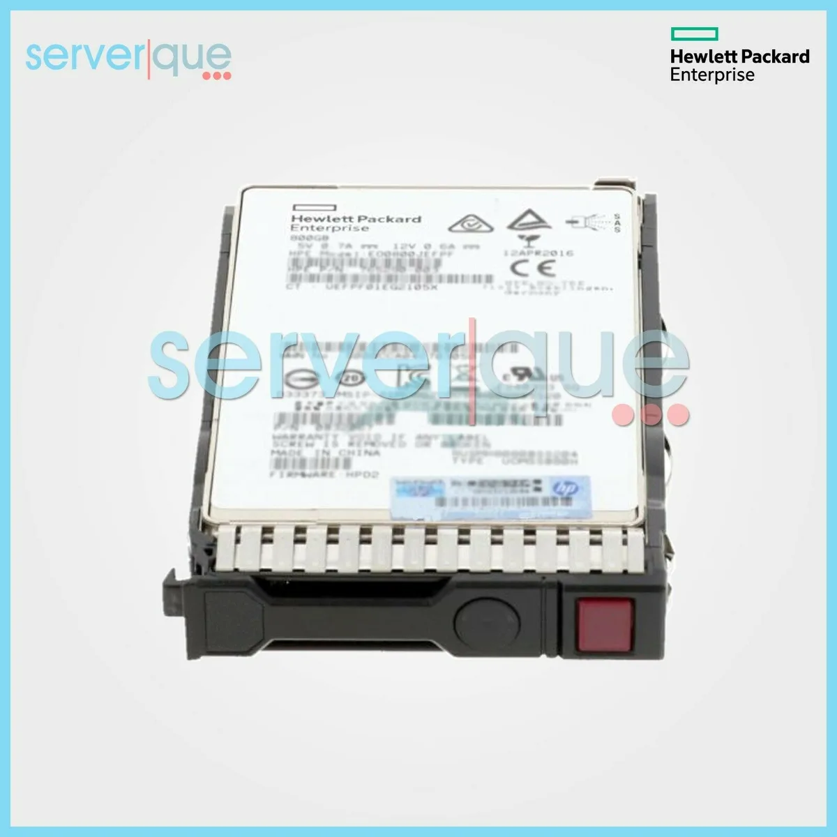 HPE HPE 480GB SATA 6.0Gb/s 2.5" SFF Smart Carrier SSD — product photo