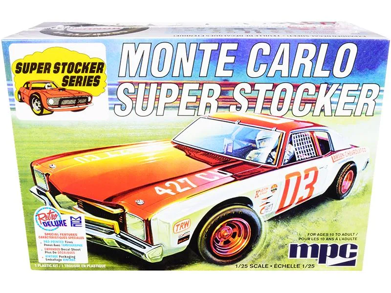 Mpc Mpc 1971 Chevrolet Monte Carlo Super Stocker 1/25 Scale Model Kit — product photo