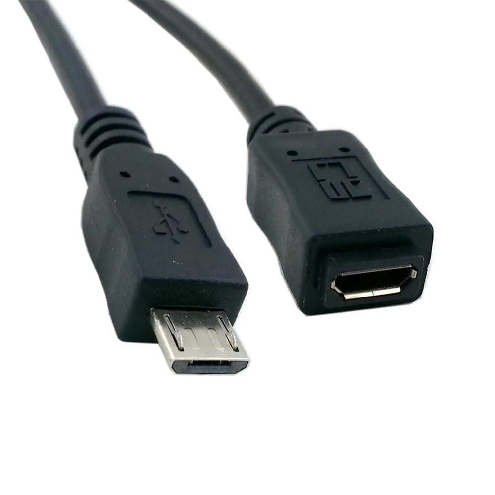 Fervit Fervit Micro USB 2.0 5-Pin Male to Female Extension Cable 50cm — product photo