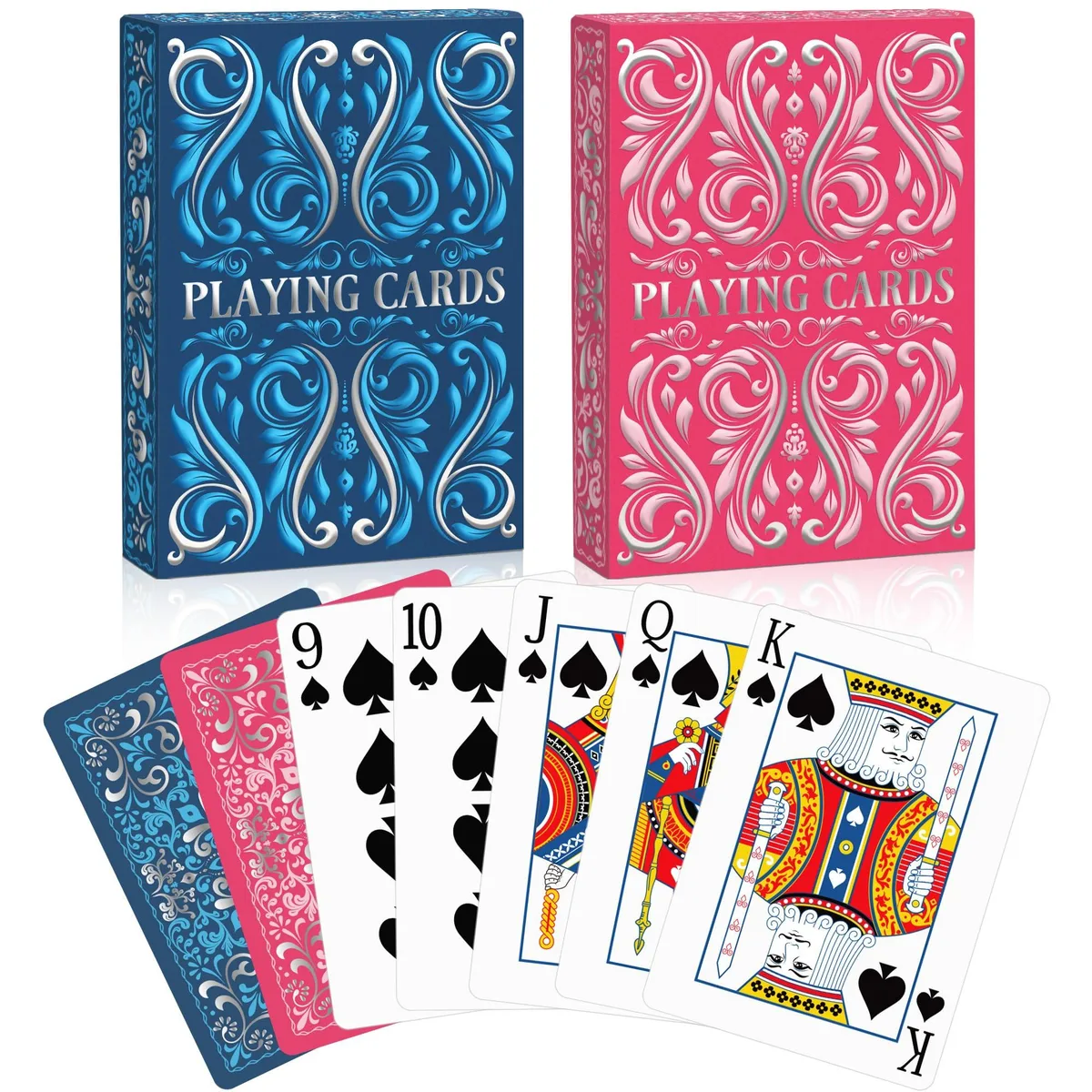  Worry Free Gadgets S1640 2-Pack Playing Cards 52+2 Jokers 88x63mm — product photo