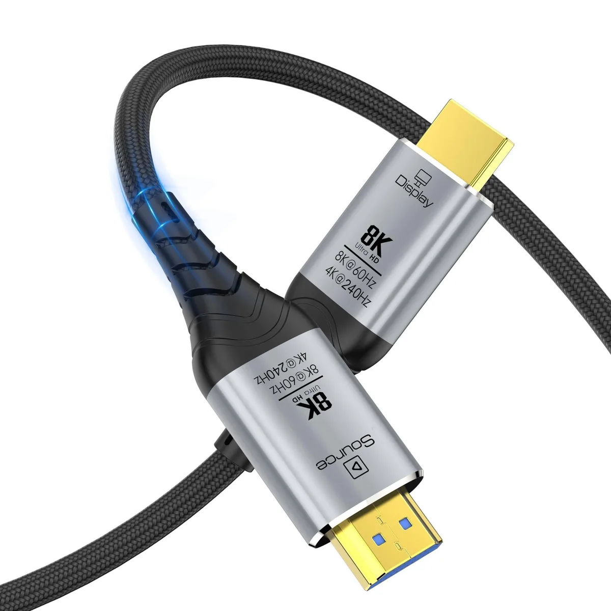 Barrow Mods Barrow Mods 2 in 1 Accessories Fiber Optic HDMI Cable 6FT 8K 48Gbps — product photo