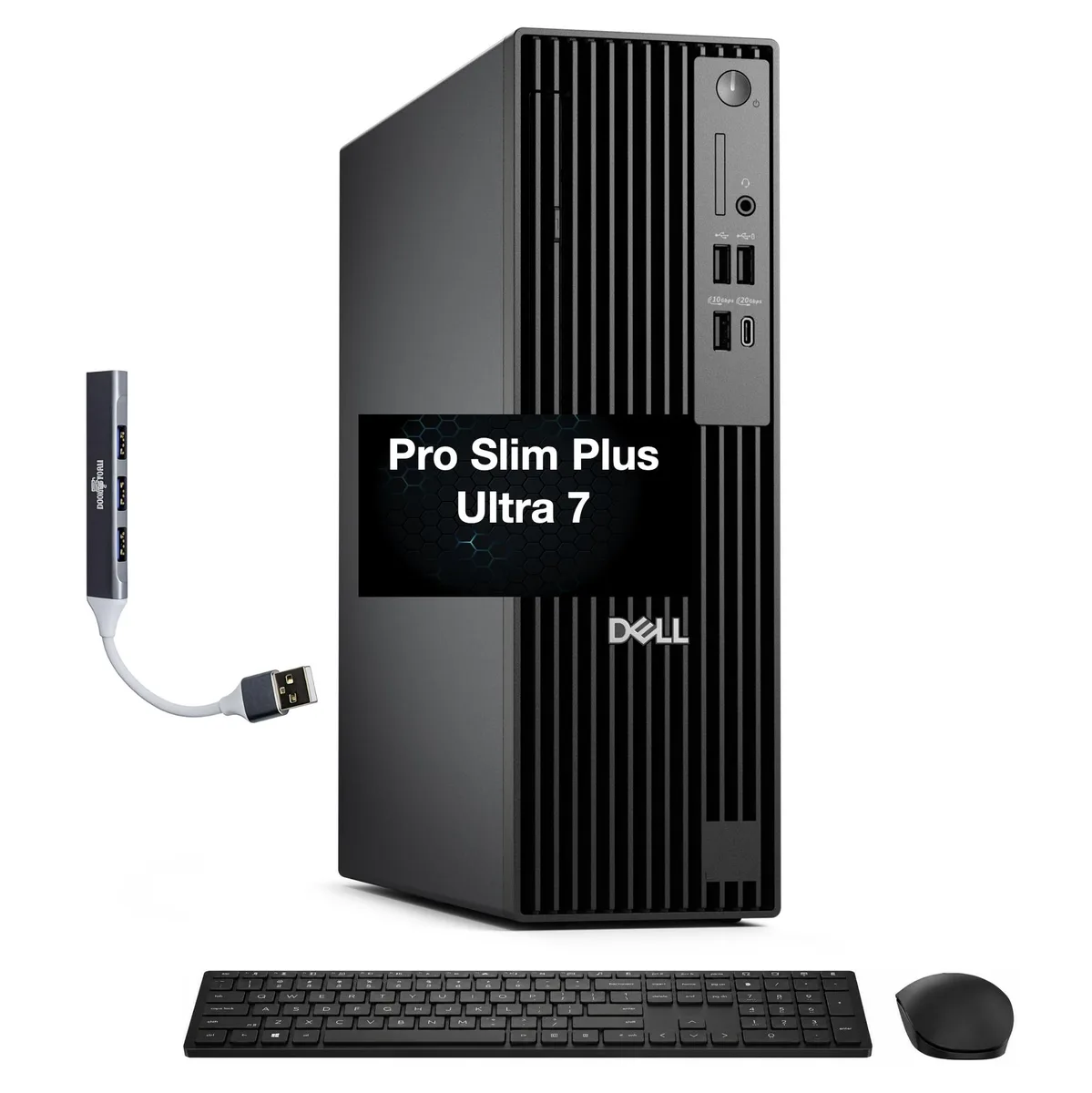 DELL DELL Pro Slim Plus QBS1250 AI Business Desktop PC Ultra 7-265 64GB DDR5 1TB NVMe 260W Win 11 Pro — product photo
