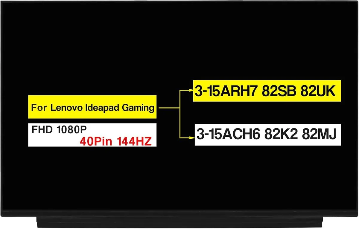 NUOLAISUN NUOLAISUN 15.6" Laptop Screen FHD 1920x1080 144Hz 40-Pin — product photo