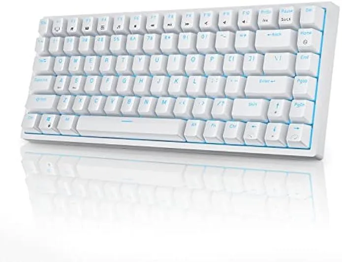 TAURKENAM TAURKENAM RK84 Blue Backlit 75% Wireless Mechanical Gaming Keyboard 84 Keys Blue Switch — product photo