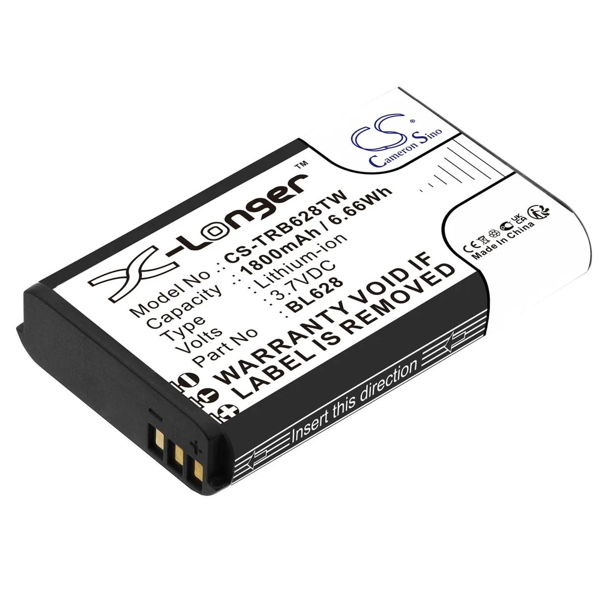  Cameron Sino RB628 1800mAh 3.7V lithium-ion battery — product photo