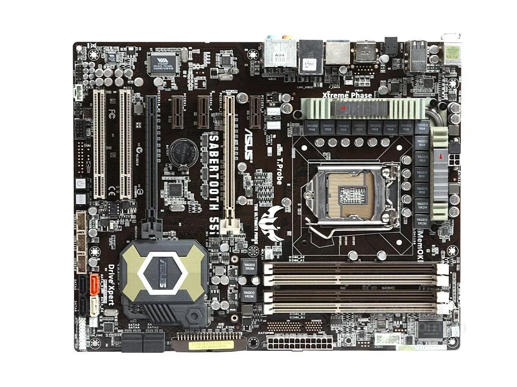 ASUS ASUS SaberTooth 55i LGA 1156 Intel P55 DDR3 16GB ATX Intel motherboard — product photo