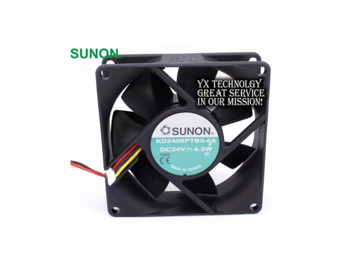 Fans Fans KD2408PTBX-6A 8025 24V 4.3W 80mm case fan — product photo