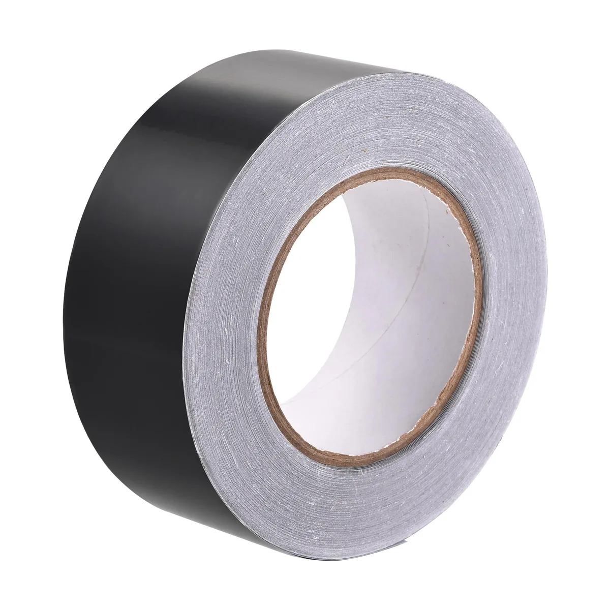Black matte aluminum foil tape roll 50mm wide 50m length