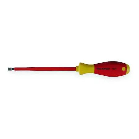 Wiha Tools Wiha Tools 32024 Insulated Slotted Screwdriver 3/16 in Round hand screwdriver — product photo