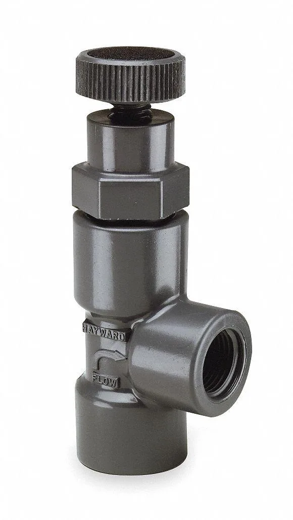 HAYWARD POOL PRODUCTS INC HAYWARD POOL PRODUCTS INC AV10050T Globe Valve 1/2 in FNPT PVC trap — product photo
