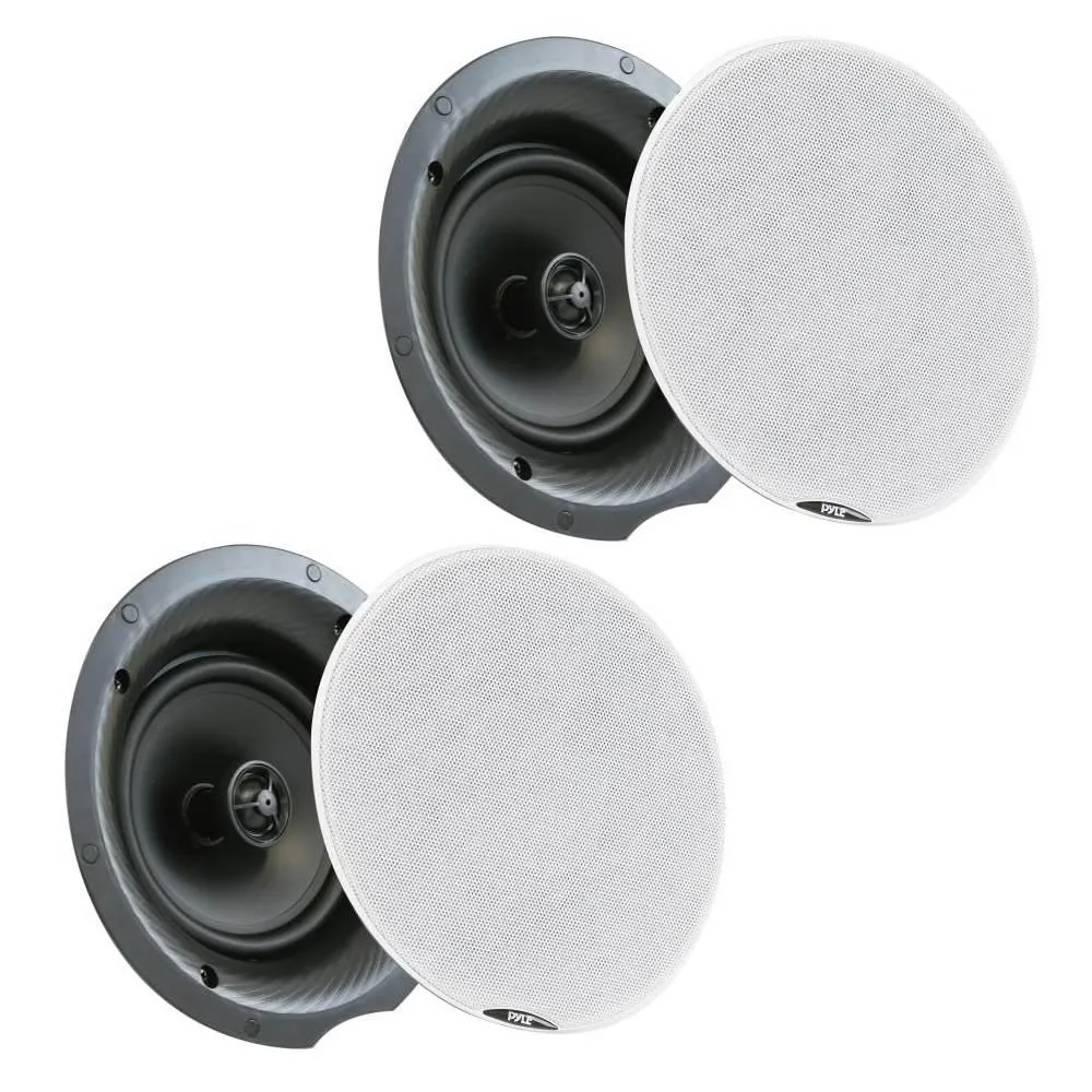 Pyle Pyle PDICBT87 Dual 8.0in Bluetooth Ceiling Wall Speaker Kit — product photo