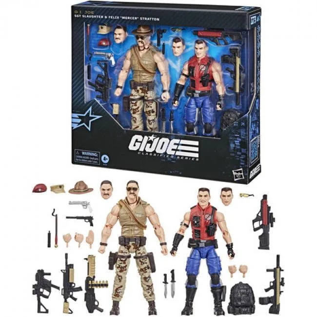 Hasbro Hasbro G12345L00 G.I. Joe Classified Series #173 Sgt Slaughter & Mercer 2-Pack Action Figure — product photo