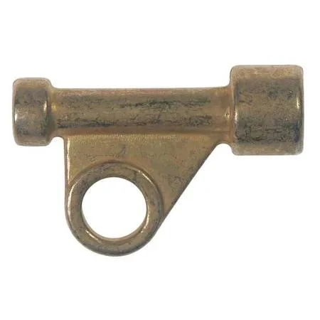 Brass power cable adapter with threaded connections for TIG torches