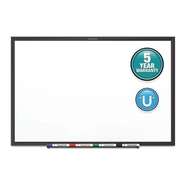 Quartet Quartet Classic Magnetic Whiteboard 48 x 36 Black Aluminum Frame — product photo