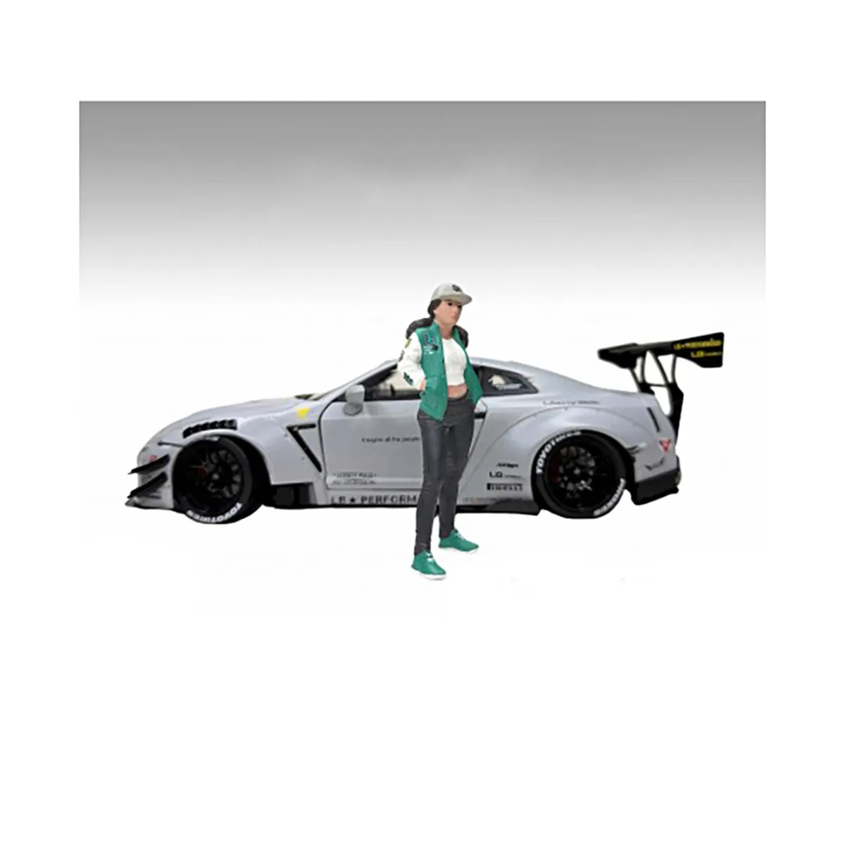 American Diorama American Diorama "LB Nation" Figure #3 1/18 Scale Hobby Collectible 3.75 Inches — product photo
