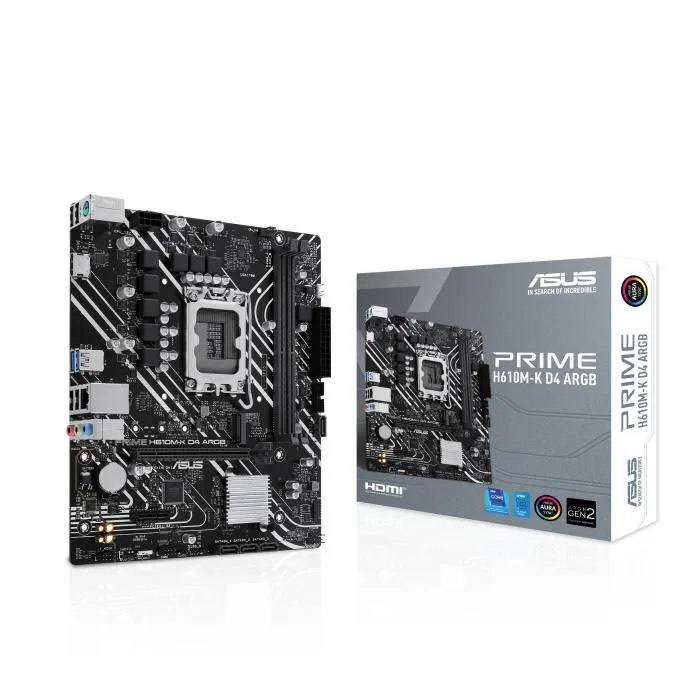 ASUS ASUS PRIME H610M-K D4 ARGB Intel motherboard — product photo