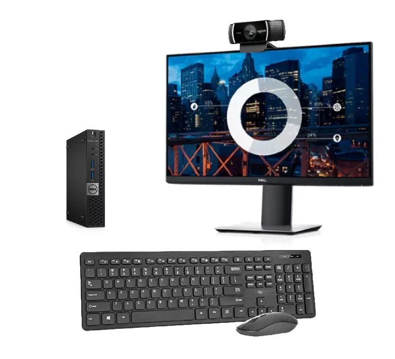 DELL DELL 24" Micro All-In-One Desktop PC i7-6700T 16GB DDR4 512GB SSD — product photo