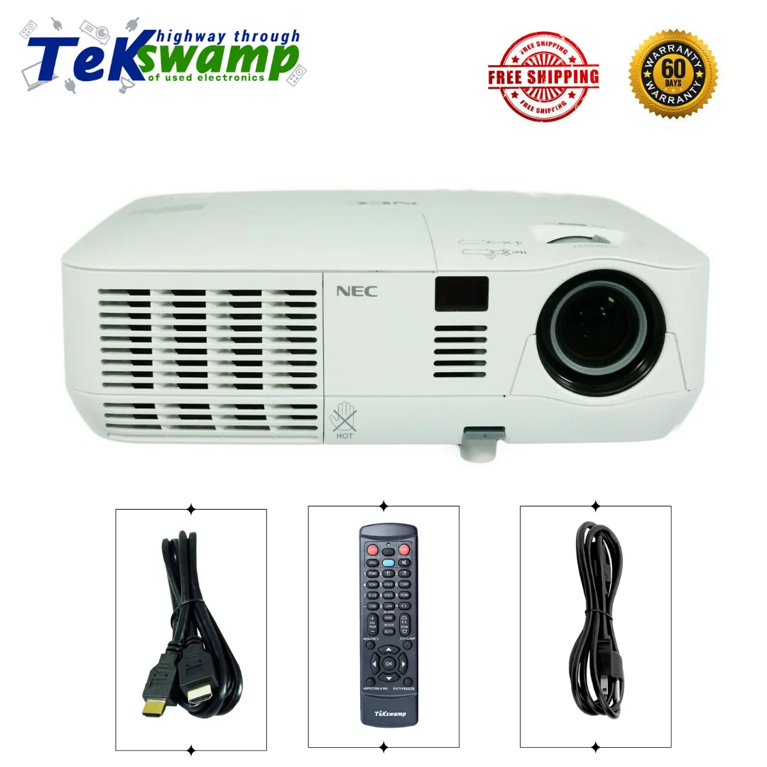 NEC NEC V311X DLP home theater projector 3100 lumens 1024x768 3000:1 5.5 lbs — product photo