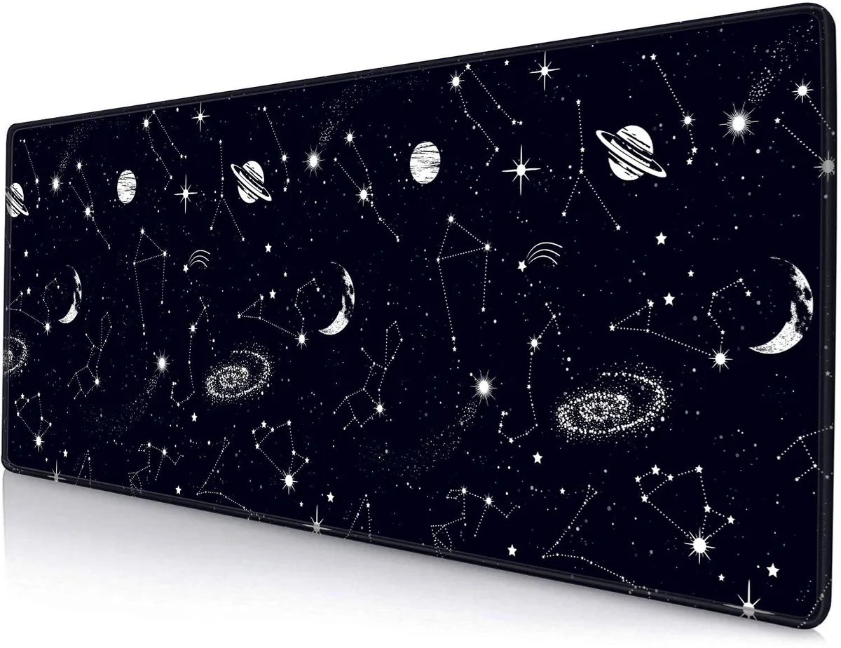 KEHIPI KEHIPI CL230706032 Extended Mouse Pad 31.5x11.8in 0.12in Sun Moon — product photo