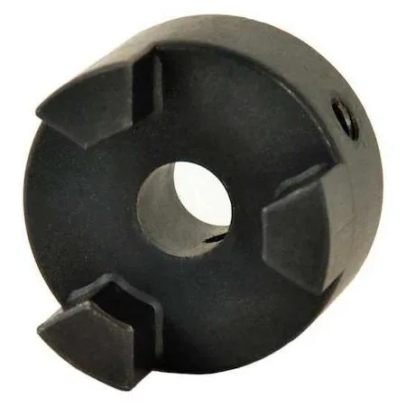 Dayton L075 jaw coupling hub, sintered iron, 1/2 in bore