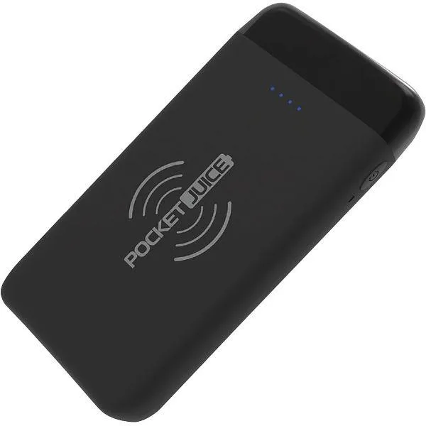 Tzumi Tzumi 5342 Pocket Juice Wireless Power Bank 12000 mAh Black — product photo