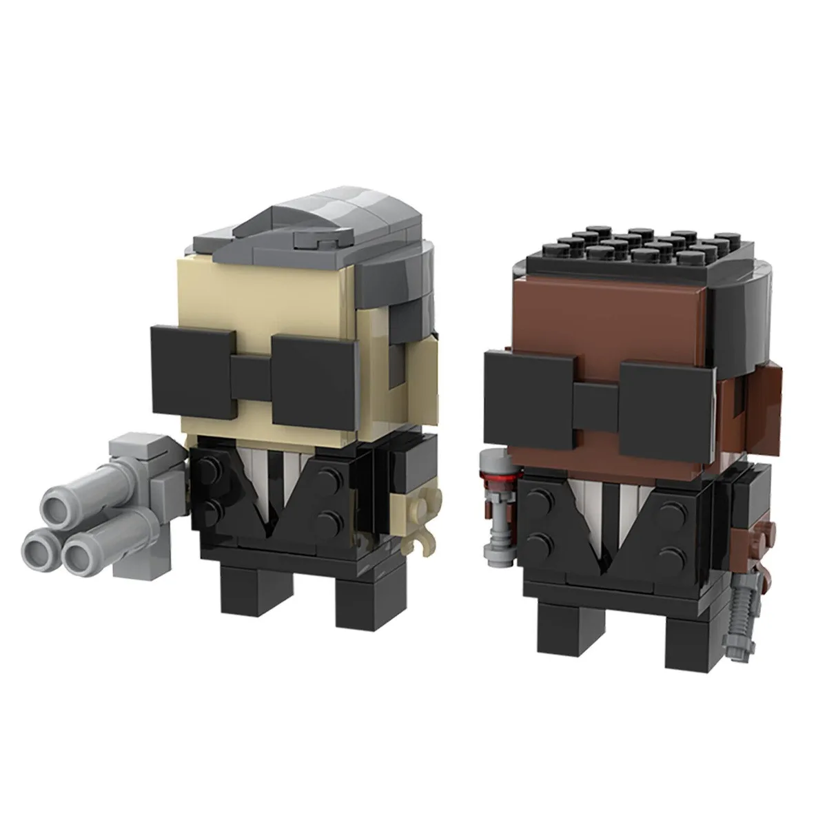 ZITIANYOUBUILD ZITIANYOUBUILD Men Dressed in Black Suits 213 Pieces Building Set — product photo