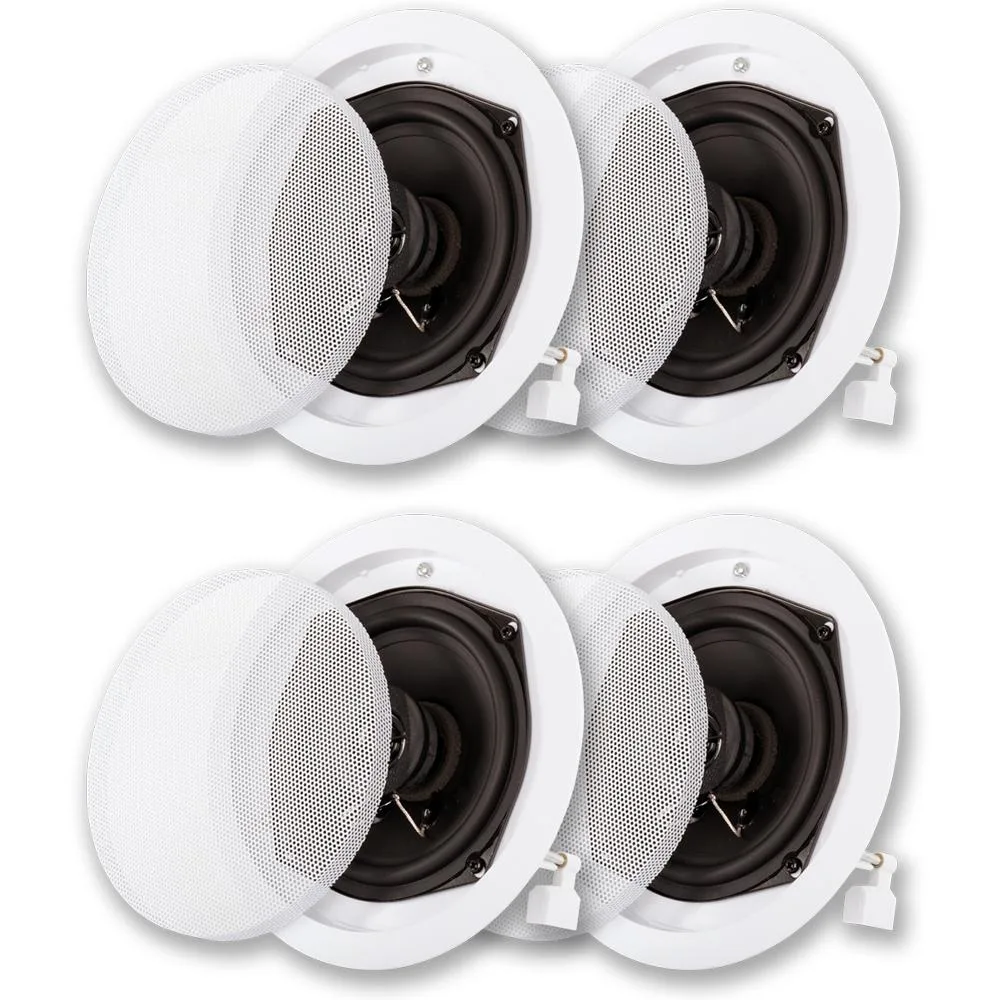 Acoustic Audio Acoustic Audio R191 In-Ceiling Speakers 2 Pair Pack 4 Speakers — product photo