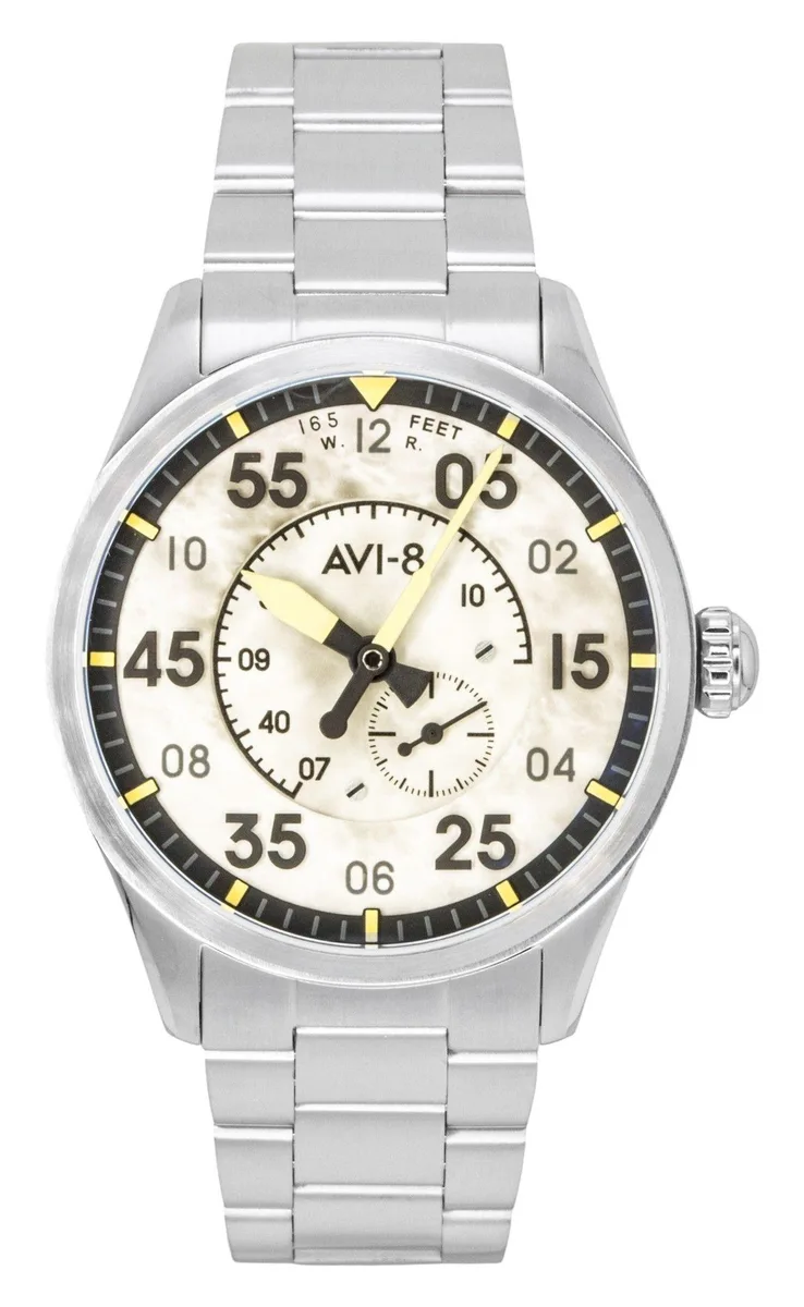 AVI-8 AVI-8 Spitfire Type 300 Automatic Pilot Panel Cream Dial 42mm Stainless Steel AV-4147-33 — product photo
